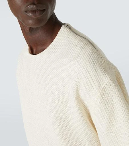 Jil Sander Zip-detail cotton-blend jersey T-shirt 6
