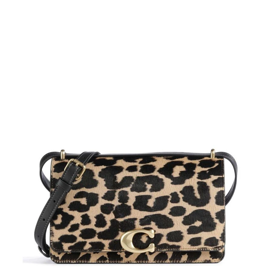 Coach Bandit Leopard Fur Print Crossbody Bag 1