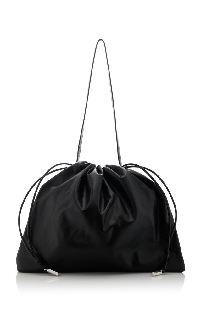 トートバッグ [The Row] Half Moon Bag in Leather Half Moon Bag Black in Leather – The Row