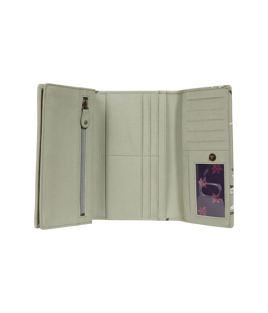 Anuschka Triple Fold RFID Clutch Wallet - 1150 3