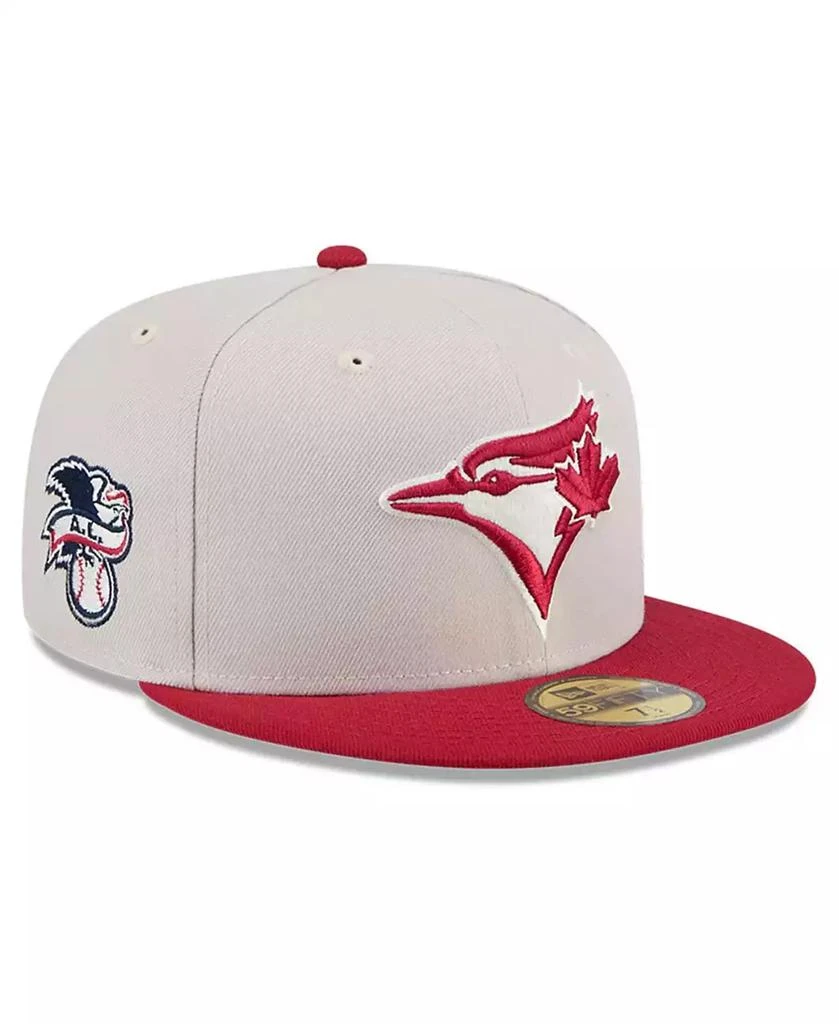 New Era Men's Red Toronto Blue Jays 2024 Fourth of July 59FIFTY Fitted Hat 1