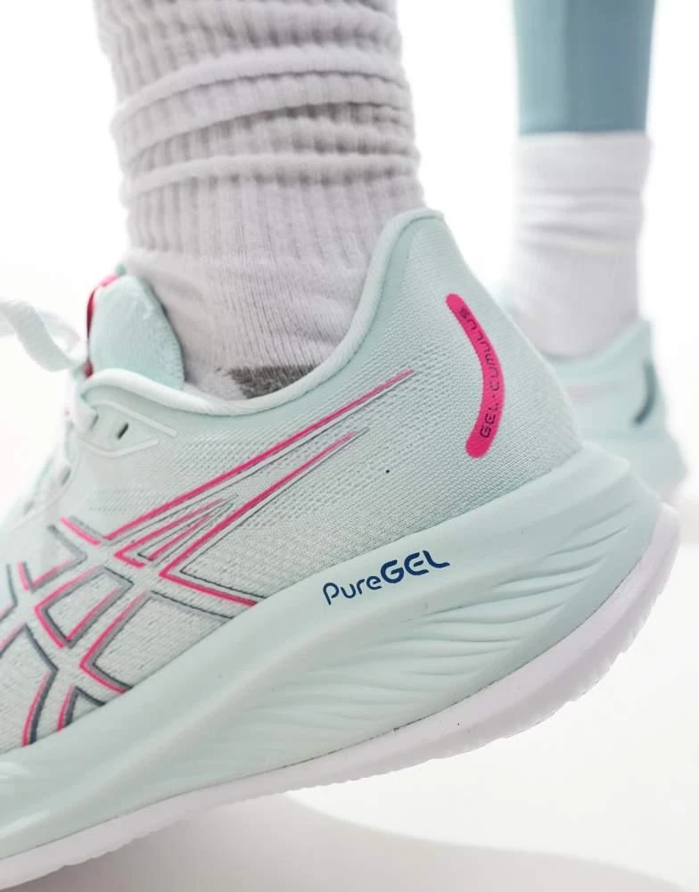 Asics Asics Gel-Cumulus 26 neutral running trainers in light blue and pink 5