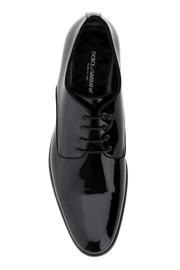 Dolce & Gabbana Black leather Raffaello lace-up shoes 3