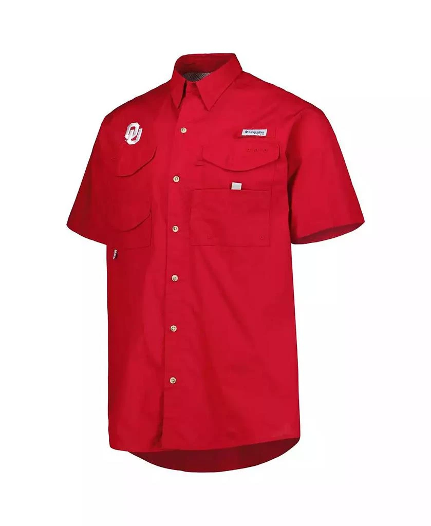 Columbia Men's Crimson Oklahoma Sooners Bonehead Button-Up Shirt 4