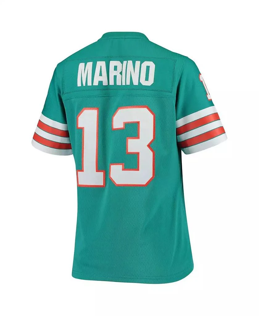 Mitchell and Ness Women's Dan Marino Aqua Miami Dolphins 1984 Legacy Replica Jersey 2