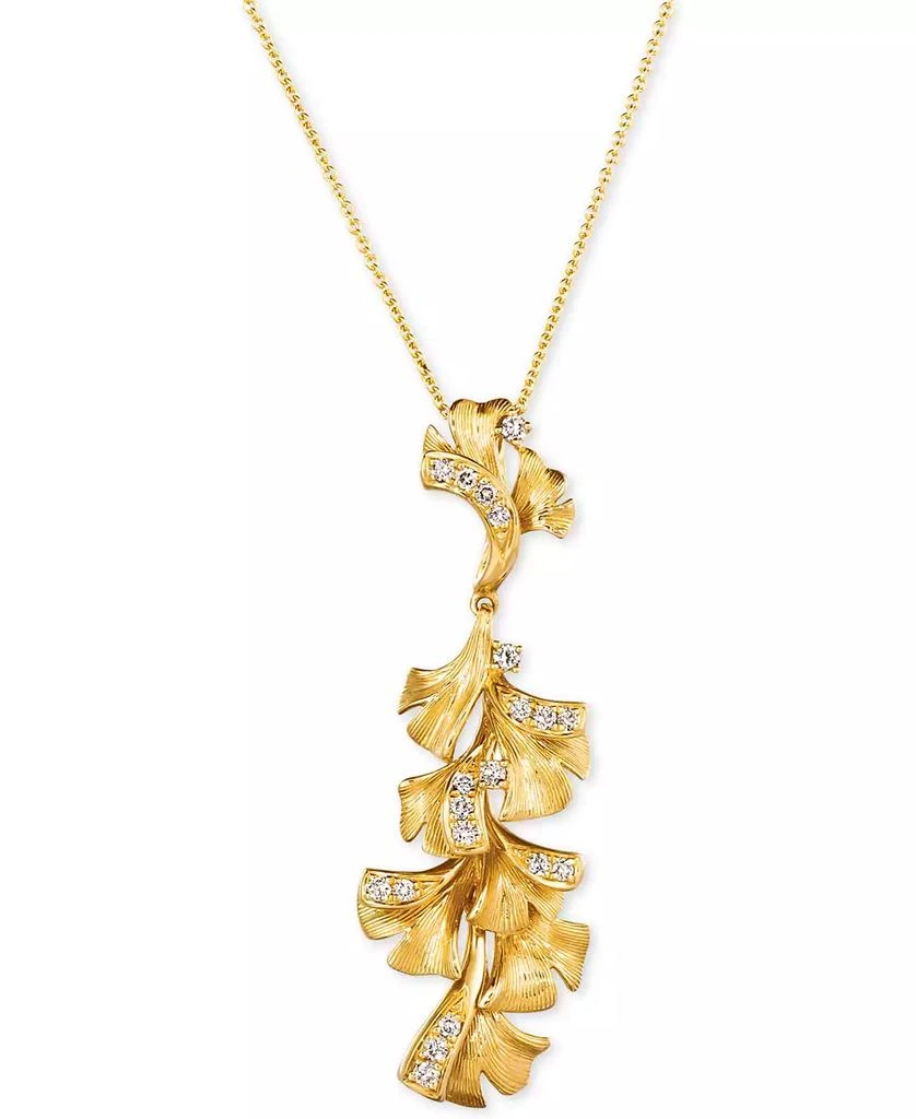 Le Vian Nude Diamond Floral 18" Pendant Necklace (1/3 ct. t.w.) in 14k Gold 1