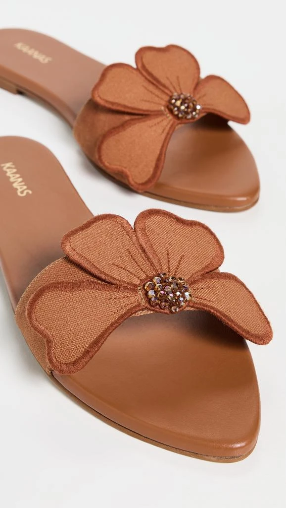 Kaanas Bliss by Lun Flower Applique Sandals 5