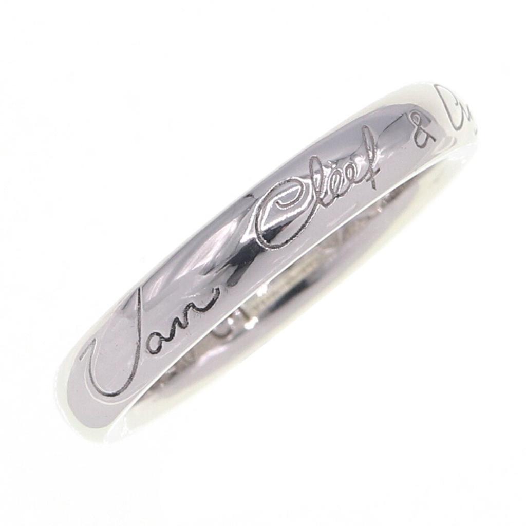 Van Cleef & Arpels Platinum 950 Band Ring (Pre-Owned)