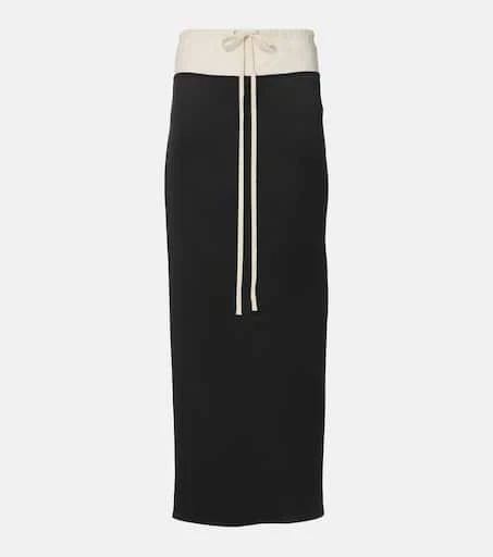 Khaite Chet satin maxi skirt 1