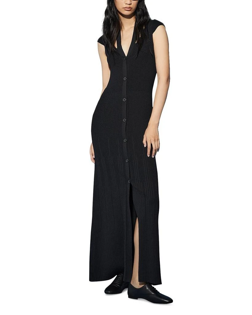 MAX&Co Ribbed Cut Out Maxi Dress 2