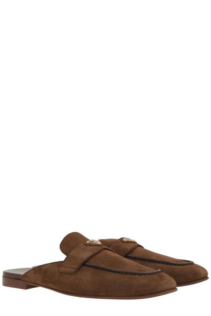 Prada Prada Square-Toe Slip-On Mules 2