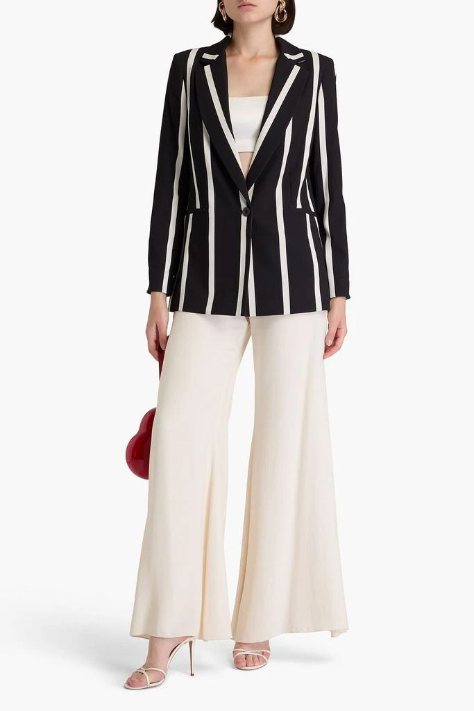 Alice + Olivia Skye striped crepe blazer 2