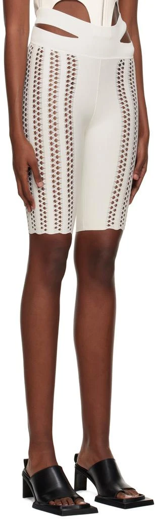 Dion Lee White Column Shorts 2