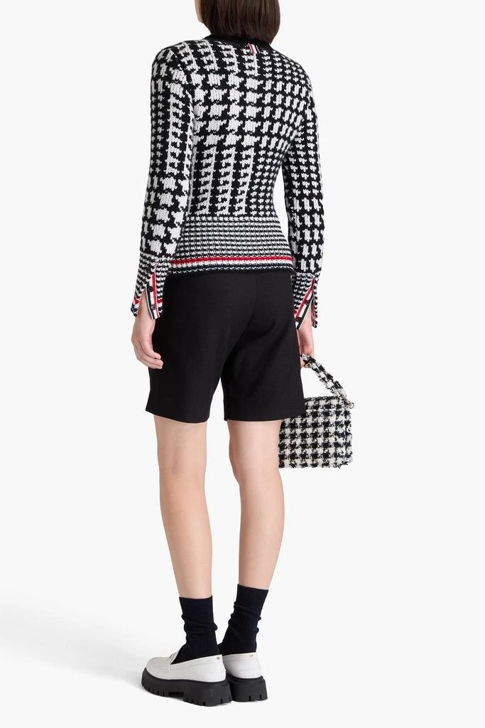 Thom Browne Houndstooth cashmere cardigan 3