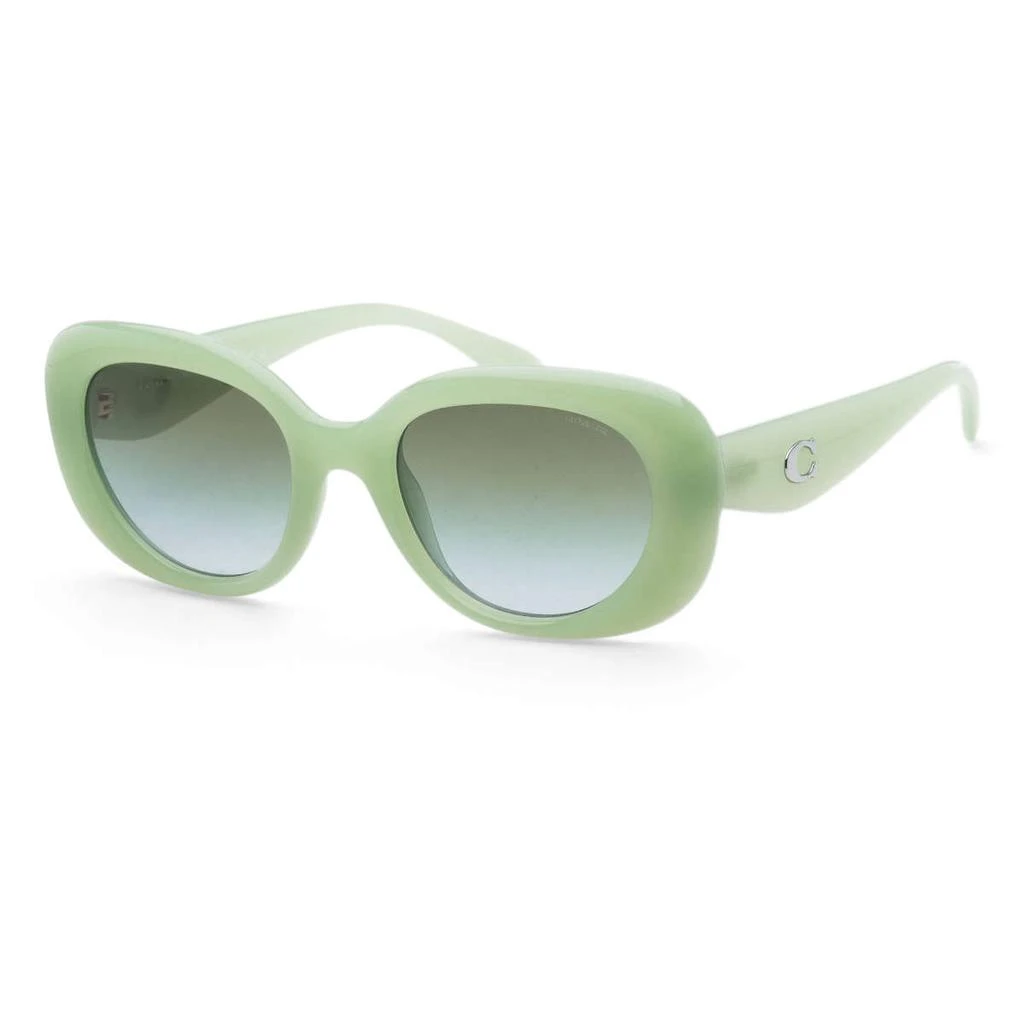 Coach Coach Women's Green Oval Sunglasses 1