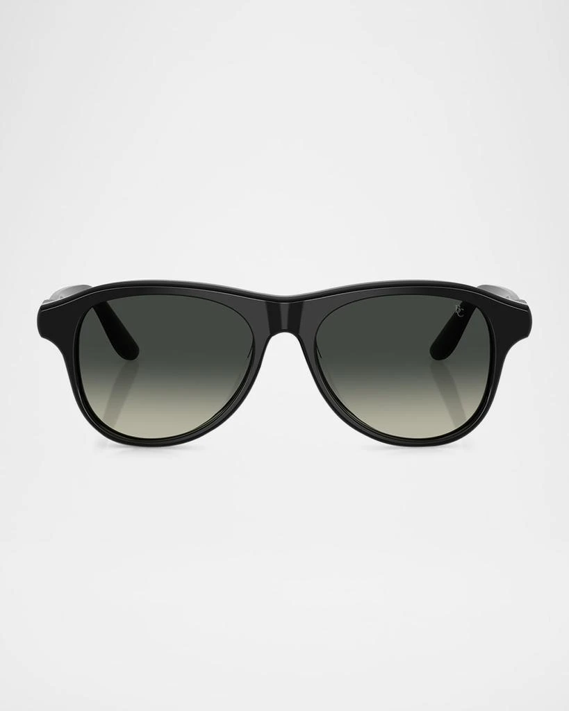 Brunello Cucinelli BC1005T Rectangular Titanium Sunglasses  display picture 2