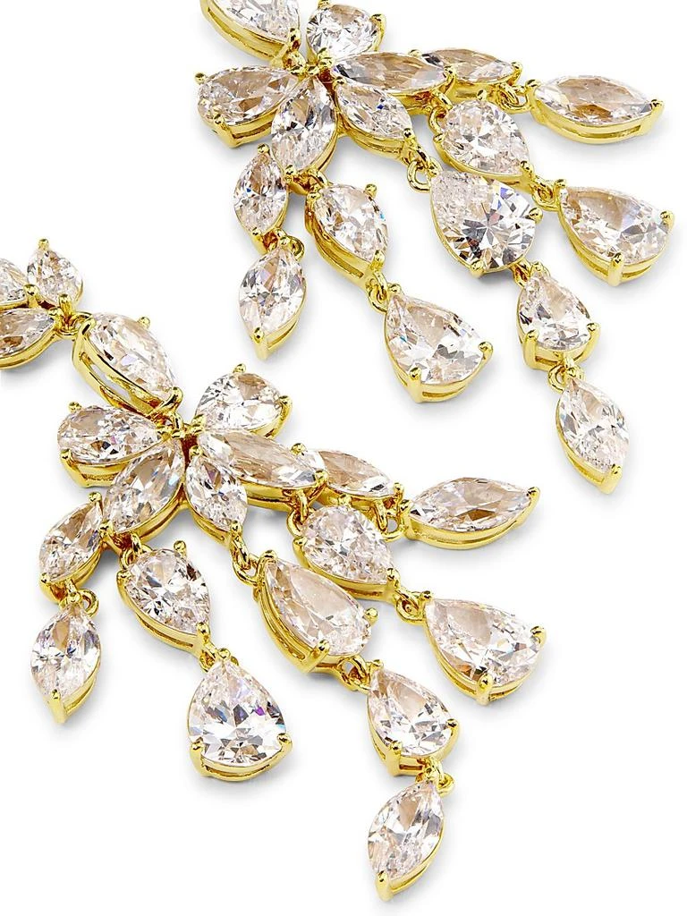Adriana Orsini Galore 18K Gold-Plated & Cubic Zirconia Chandelier Earrings 3