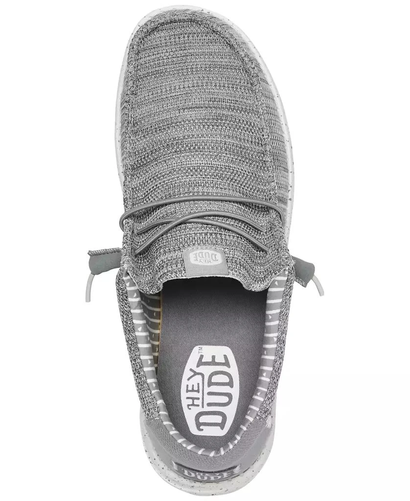 Hey Dude Men's Wally Stretch Sox Slip-On Casual Moccasin Sneakers from Finish Line 5