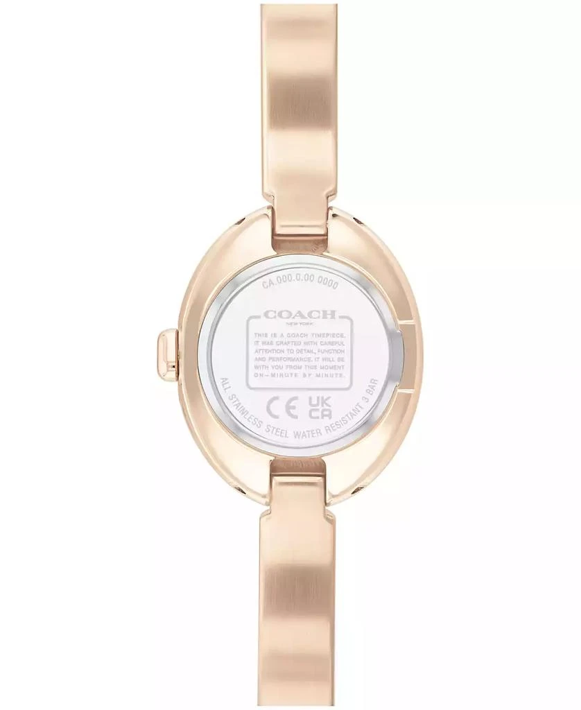 Coach Women's Sammy Carnation Gold Tone Stainless Steel Bangle Bracelet Watch, 22.5mm 2