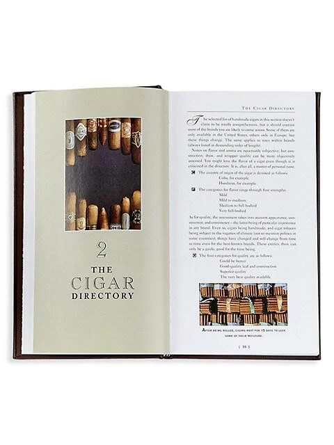 Graphic Image ''The Cigar Companion'' Leather-Bound Book 5
