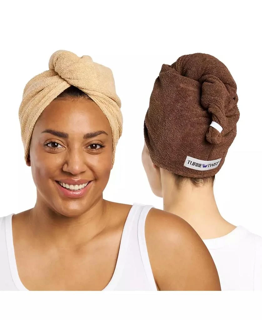 Turbie Twist Microfiber Turbie Twist 2 Pack (Sheepskin, Pinecone)