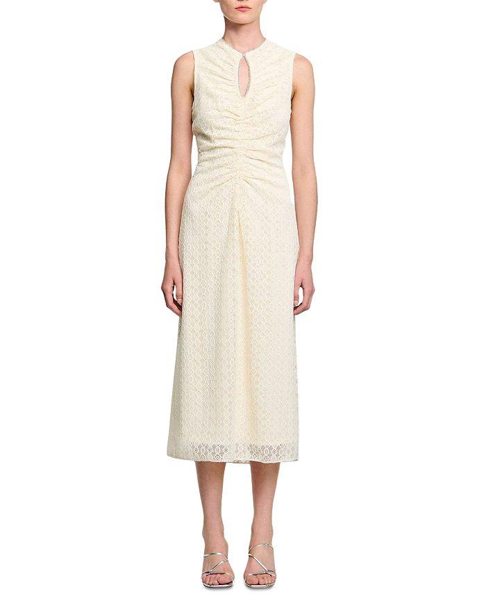 Sandro Lace Midi Dress