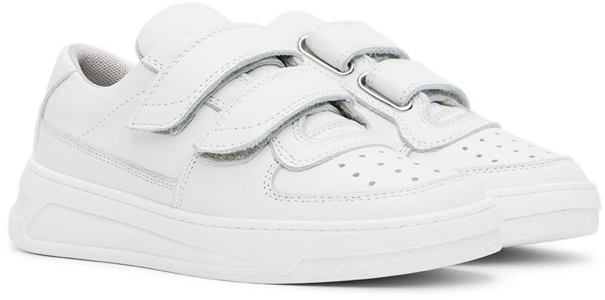 Acne Studios Kids White Leather Sneakers 4