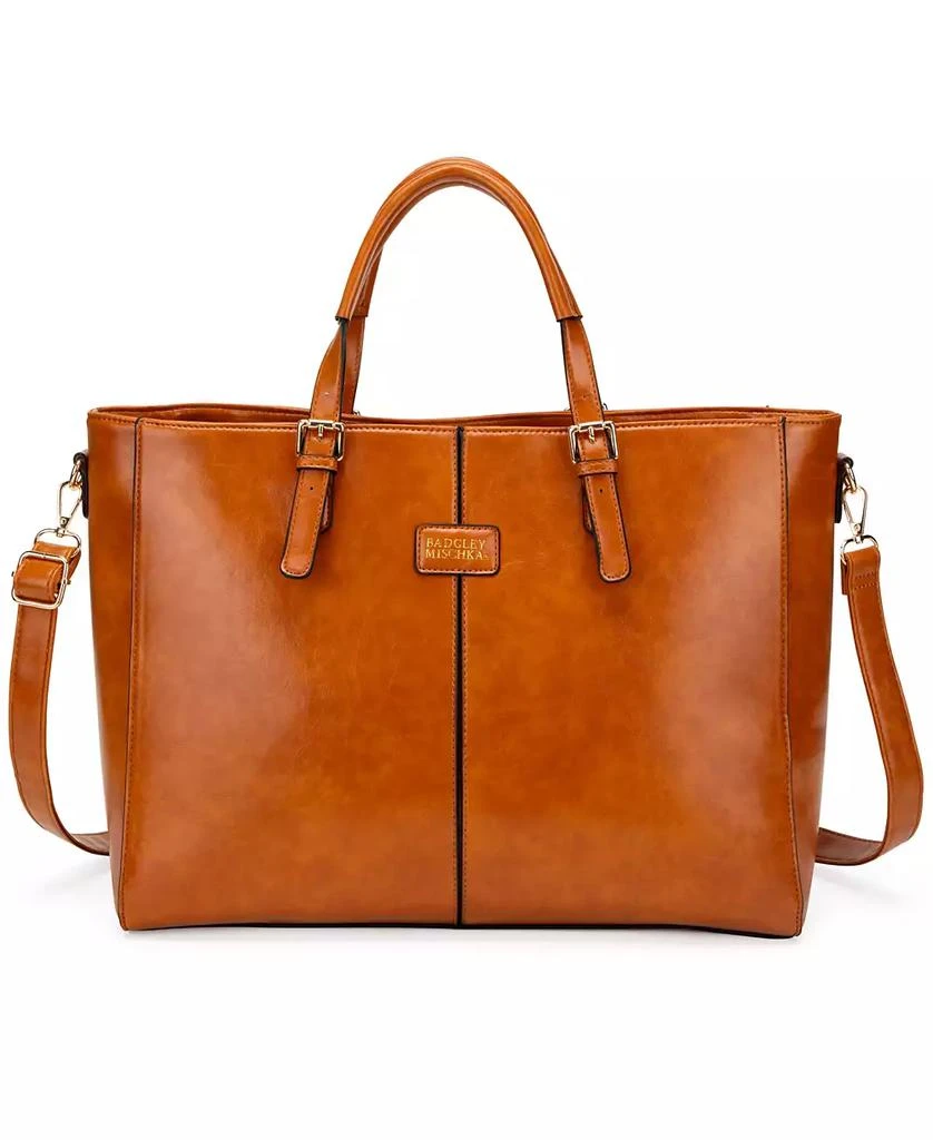 Badgley Mischka Julia Faux Leather Tote 2