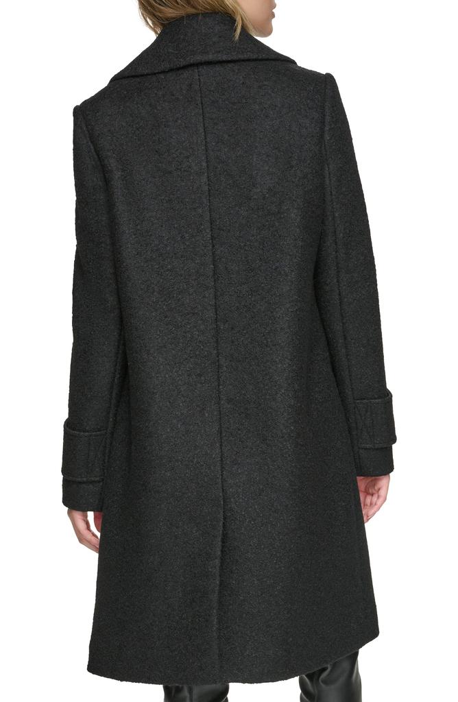 Andrew Marc Regine Pressed Bouclé Wool Blend Coat