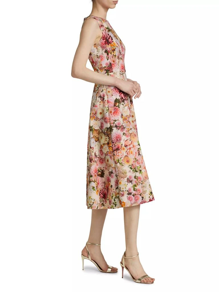 Adam Lippes Eloise Floral Cotton-Blend Midi-Dress 4