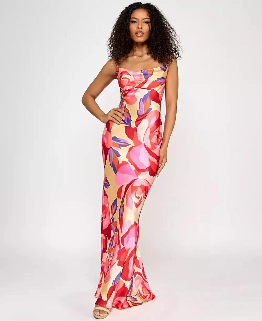Shop Juniors' Printed Open-Back Gown on Sale at BeyondStyle  Get 61% Off  Juniors' Printed Open-Back Gown with Limited-Time Flash Deals, Exclusive  Discounts, and Special Offers. Enjoy Unbeatable Savings on Juniors' Printed