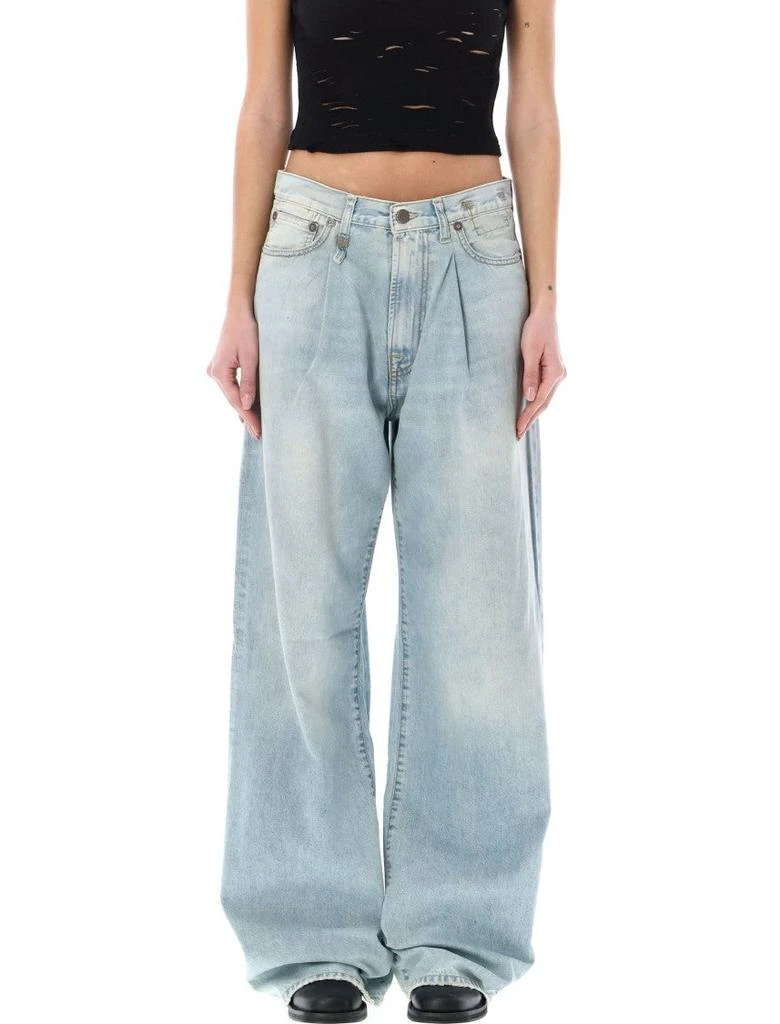 R13 Damon Pleated Wide Pant 1