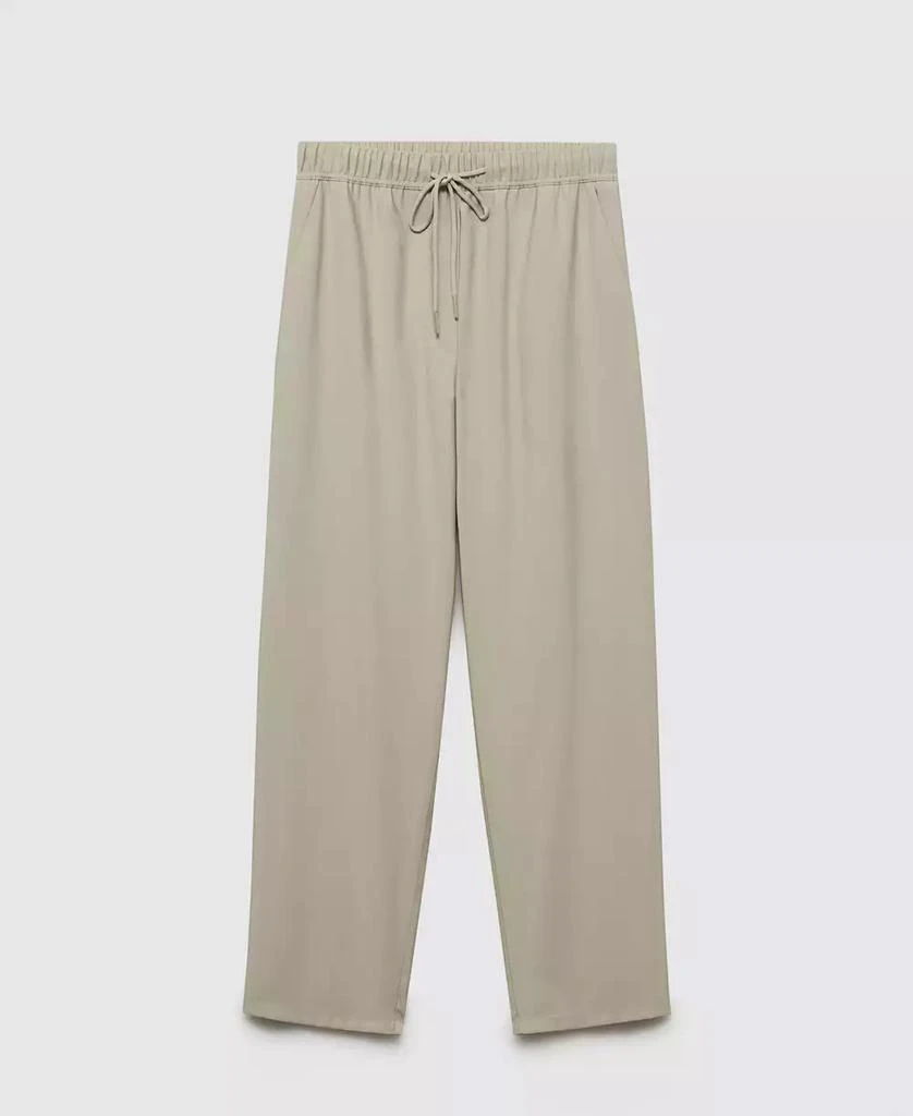Mango Women's Drawstring Jogger Trousers 2
