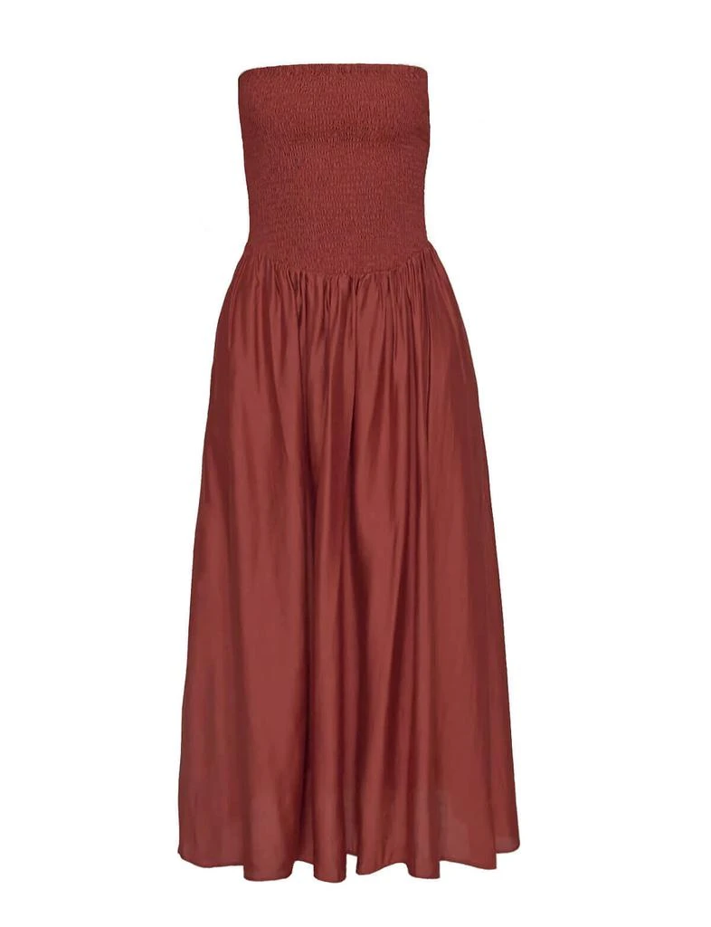Pixie Market Paprika-Red Strapless Dress-BESTSELLER 5