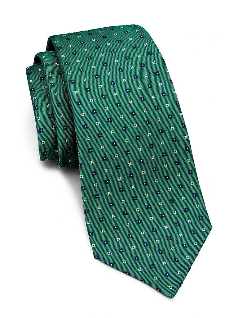 Kiton Clover Silk Tie