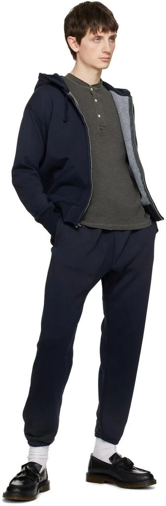 RRL Navy Full-Zip Hoodie 4