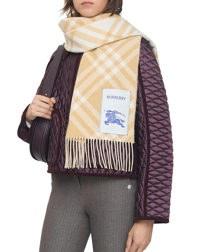 Burberry Check Cashmere Scarf