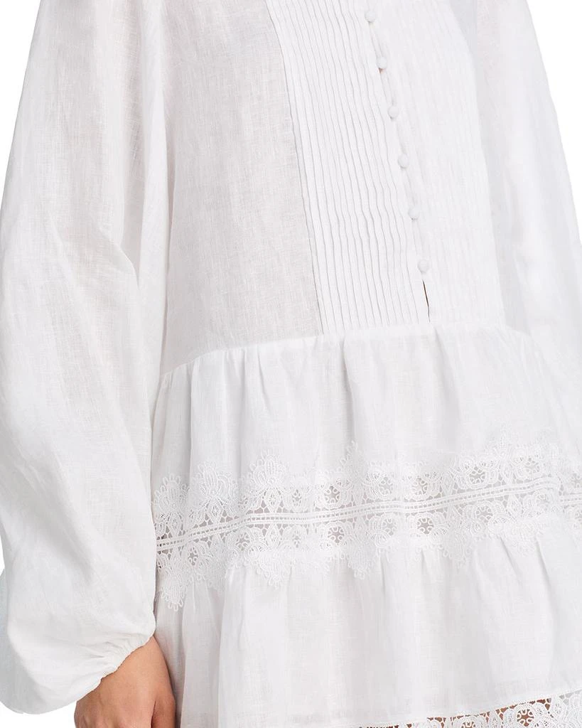 Bardot Antonia Lace Trim Mini Dress 6