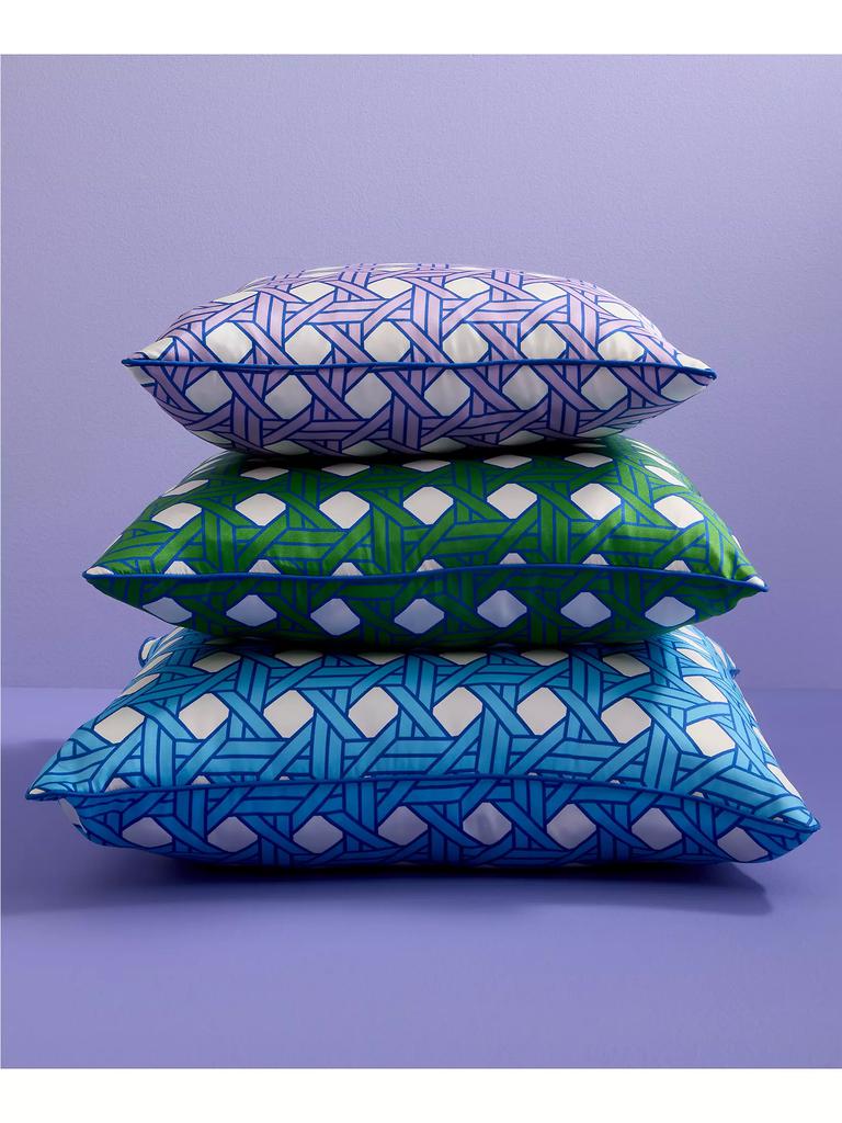 Jonathan Adler Medium Silk Basketweave Pillow