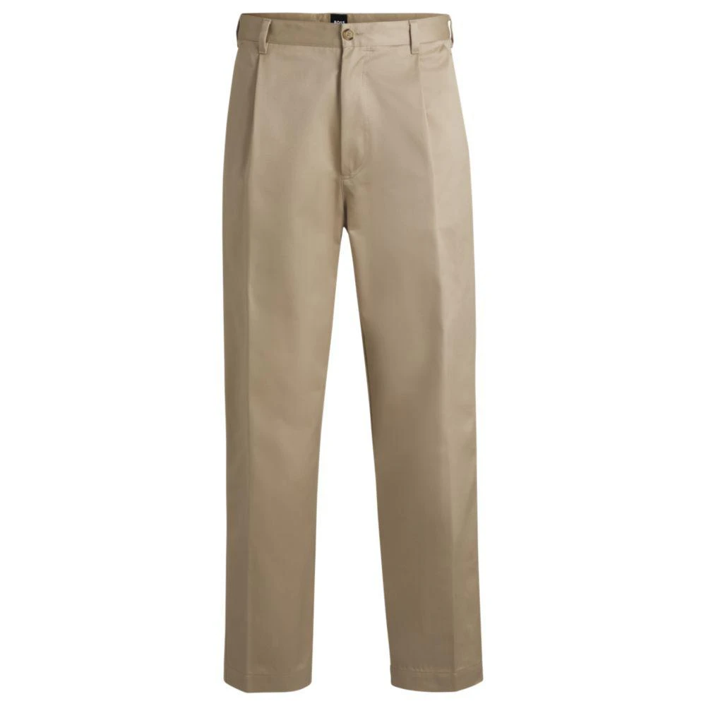 Hugo Boss Porsche x  relaxed-fit trousers in cotton twill 1