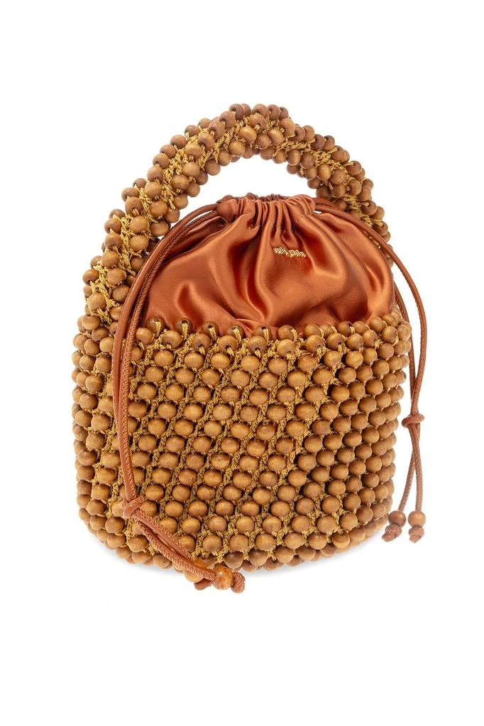 Cult Gaia Cult Gaia Cora Mini Drawstring Bucket Bag 3
