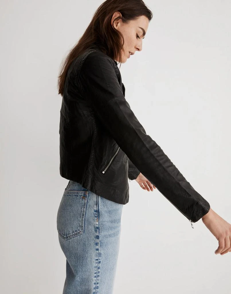 Madewell The Washed Leather Motorcycle Jacket 2