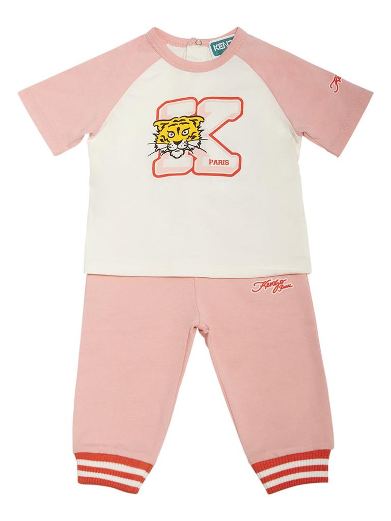 KENZO KIDS Cotton T-shirt & Sweatpants