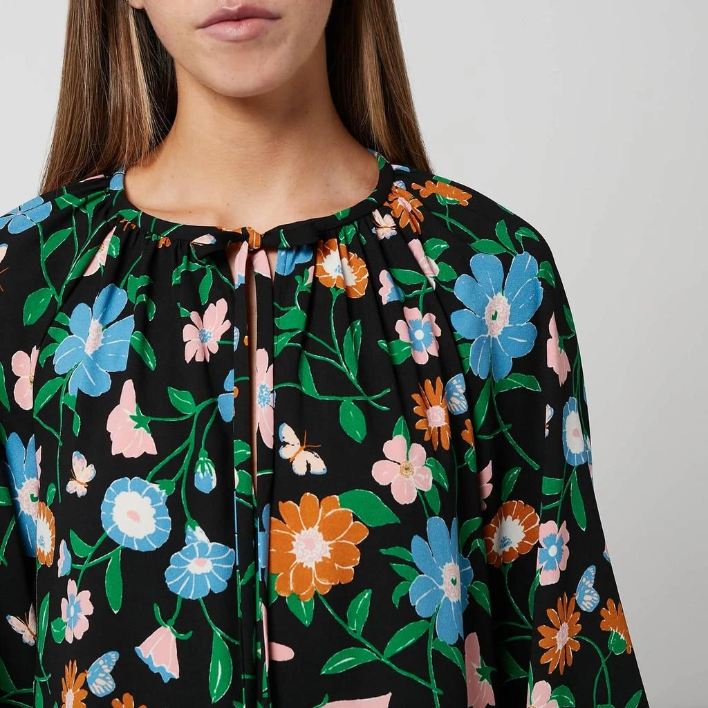 Kate Spade Kate Spade New York Women's Floral Garden Tie Neck Dress - Multi 4