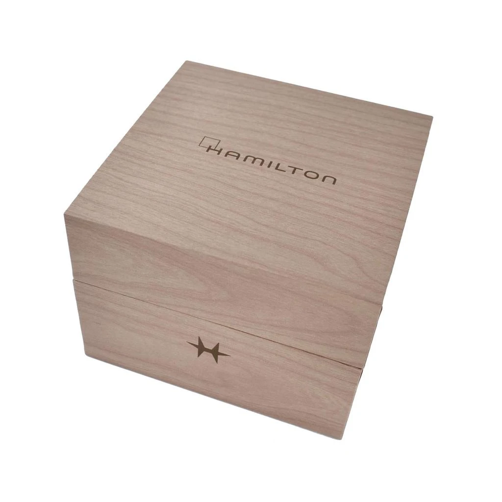Hamilton Hamilton Men's Watch - Khaki Aviation Chrono Black Dial Rubber Strap | H76714335 4