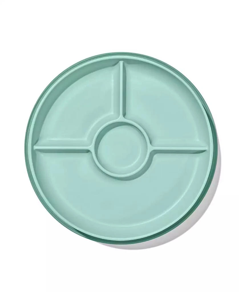 OXO Tot Stick Stay Suction Divided Plate 2