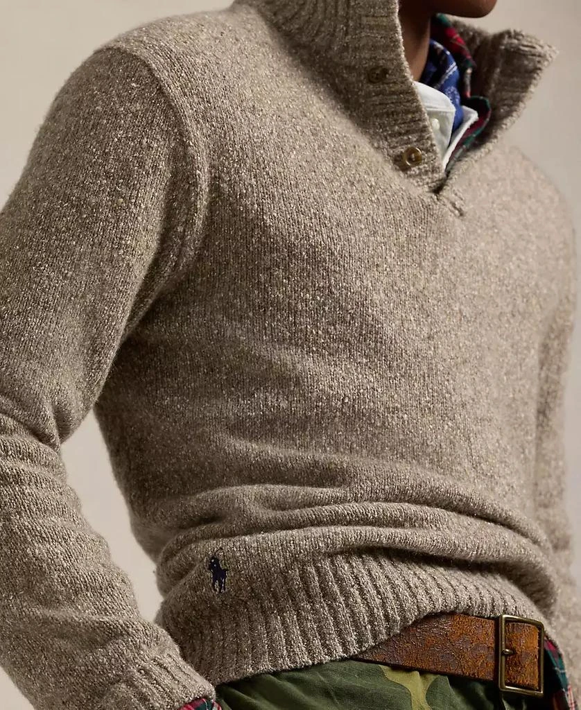 Ralph Lauren Men's Speckled Wool-Blend Mockneck Sweater 3