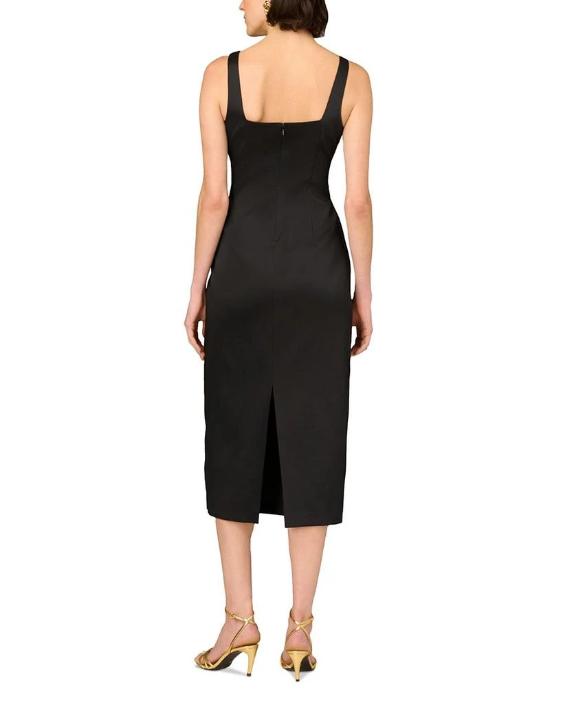 Aidan Mattox Stretch Mikado Midi Dress 7