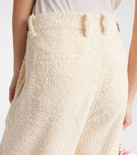 Magda Butrym High-rise bouclé wide-leg pants 6
