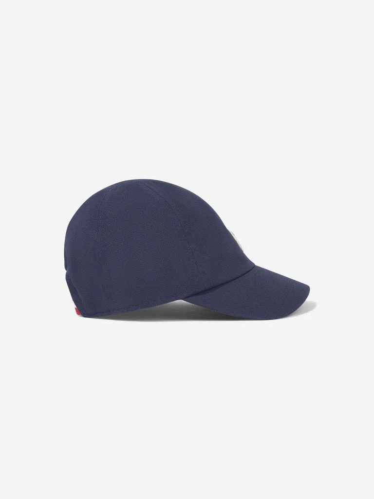 Moncler Baby Boys Logo Cap in Navy 2